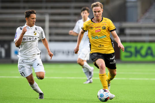 Elfsborgs Marcus Ejerblad och Häckens Emir Bosnic