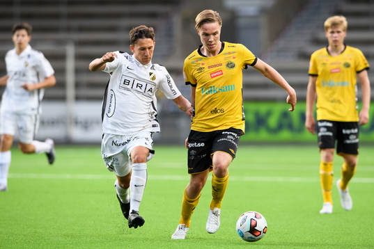 Häckens Emir Bosnic och Elfsborgs Marcus Ejerblad