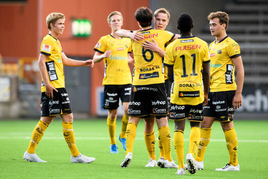 Elfsborgs spelare jublar