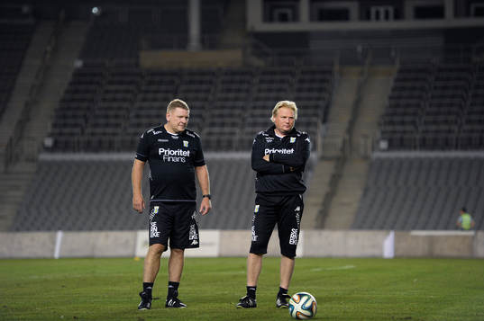 IFK Göteborgs assisterande tränare Alf Westerberg och