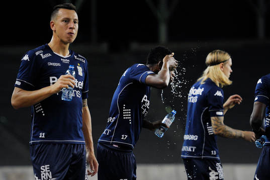 IFK Göteborgs Martin Smedberg Dalence och Kasim Prosper
