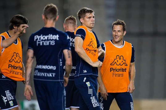 IFK Göteborgs Mikael Boman och Tobias Hysén