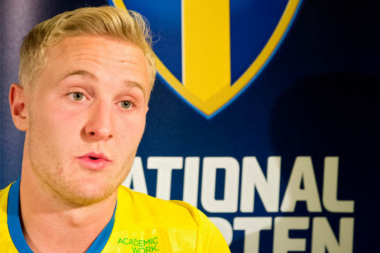 Franz Brorsson, Malmö FF debutant i U21-landslaget i