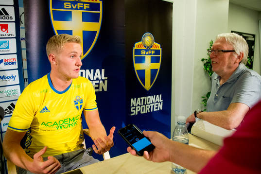 Franz Brorsson, Malmö FF debutant i U21-landslaget i