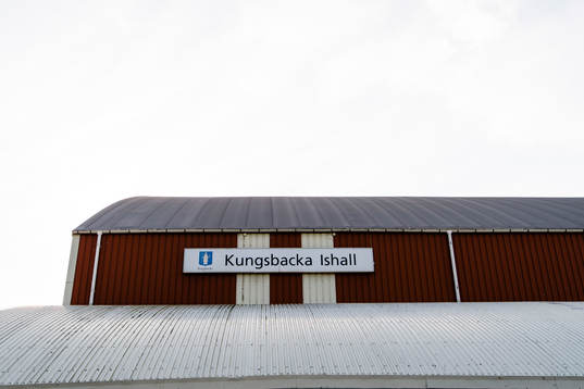 Exteriören av Kungsbacka Ishall