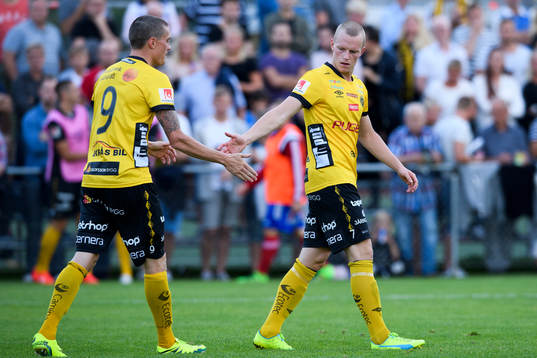 Elfsborgs Daniel Gustavsson jublar