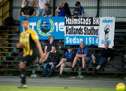 Halmstads klack i matchen i Svenska Cupen mellan IFK