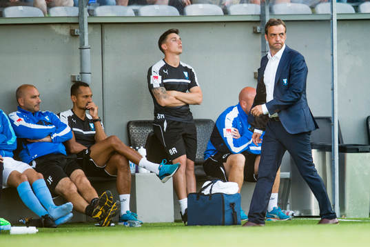 Malmö FFs tränare Allan Kuhn deppar