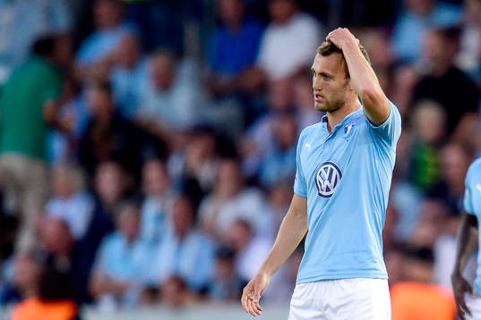 Malmö FFs Magnus Wolff Eikrem deppar