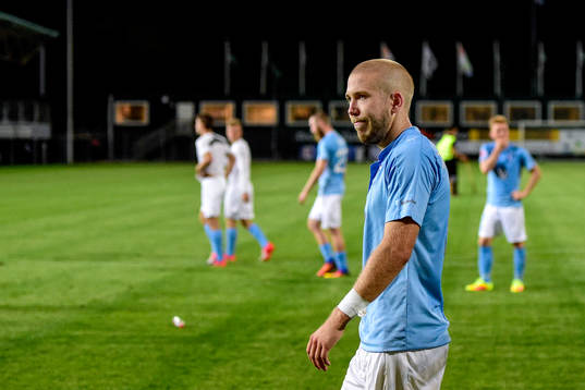 Malmö FFs Anton Tinnerholm deppar