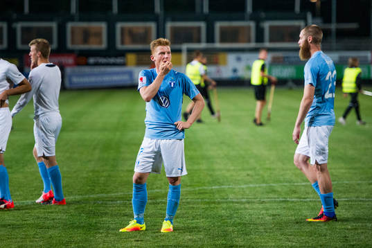 Malmö FFs Anders Christiansen deppar