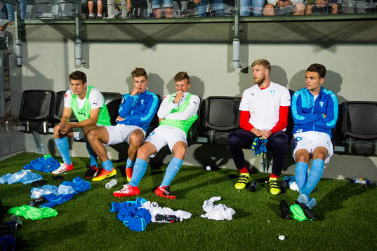 Malmö FFs Teddy Bergqvist, Mattias Andersson, målvakt