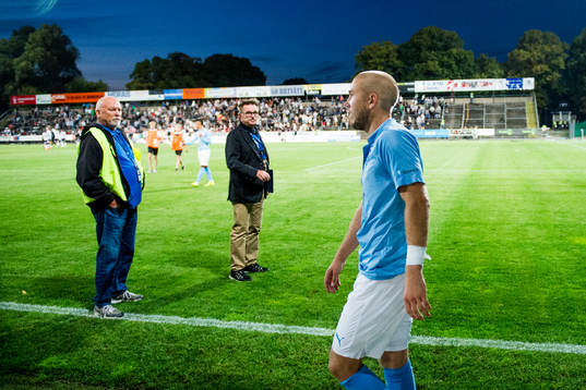 Malmö FFs Anton Tinnerholm deppar