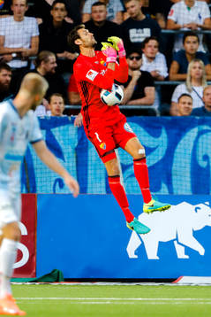 Djurgårdens målvakt Andreas Isaksson har inte kontroll
