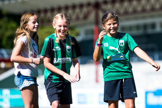 Maja Juhlin, Julia Lindström och Isabel Bodecker samtliga