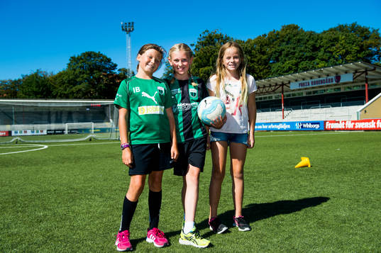Isabel Bodecker, Julia Lindström och Maja Juhlin samtliga