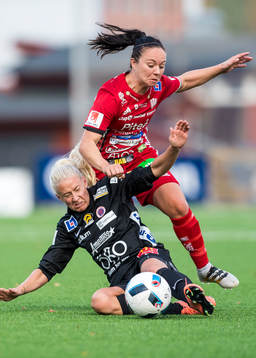 Piteås June Pedersen och Örebros Julia Spetsmark