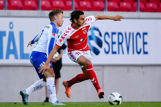Kalmars Mukhtar Ahmed och Norrköpings Nicklas Bärkroth