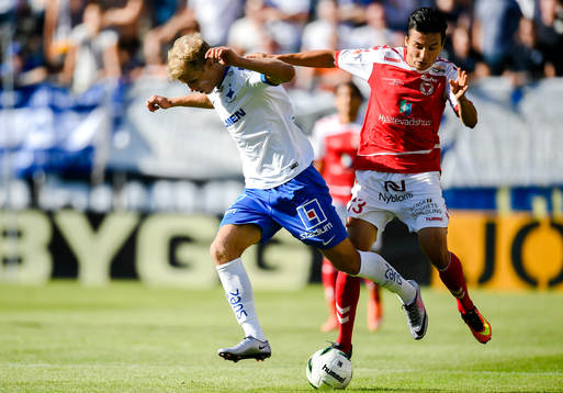 Norrköpings Sebastian Andersson och Kalmars Emin Nouri