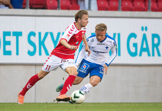 Kalmars Jonathan Ring och Norrköpings Nicklas Bärkroth