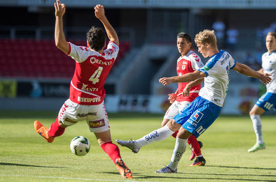 Kalmars Marko Biskupovic och Norrköpings Sebastian