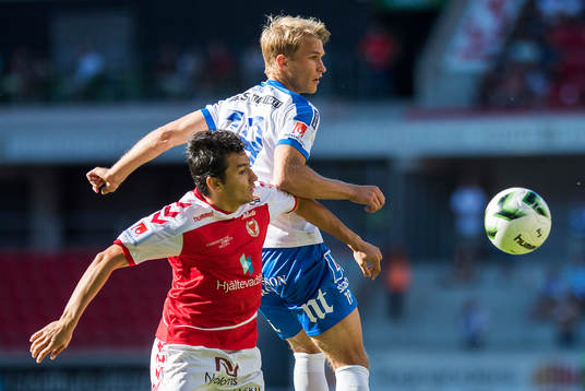 Kalmars Emin Nouri och Norrköpings Sebastian Andersson