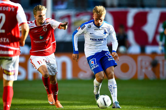 Kalmars Jonathan Ring och Norrköpings Nicklas Bärkroth