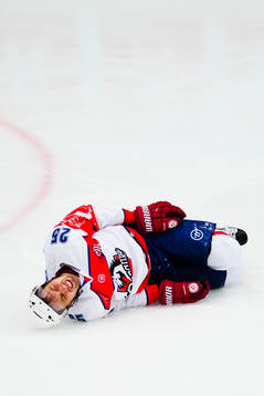 Pardubices Lukas Nahodil har ont