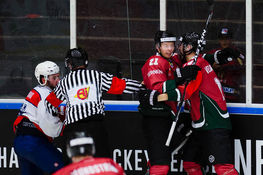 Domarna håller tillbaka Pardubices Nicholas Schaus medan