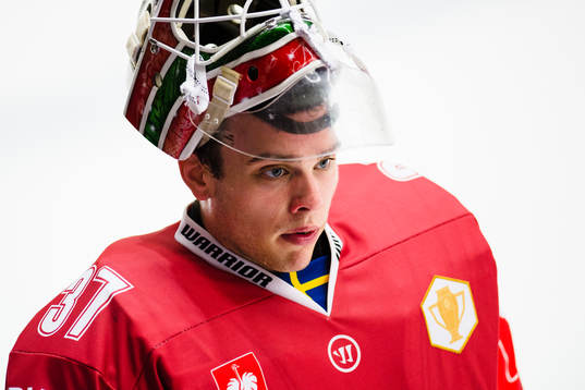 Frölundas målvakt Johan Gustafsson