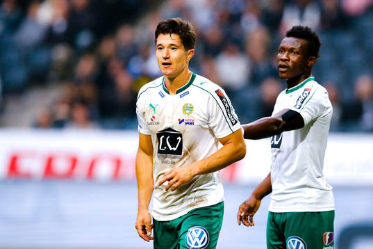 Hammarbys mittbackar David Boo Wiklander och Joseph Aidoo