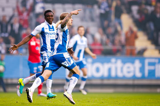 IFK Göteborgs Elias Mar Omarsson jublar