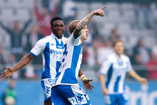IFK Göteborgs Elias Mar Omarsson jublar