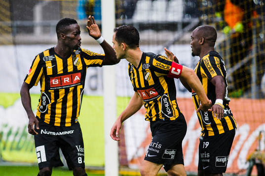 Häckens Demba Savage, Martin Ericsson och John Owoeri