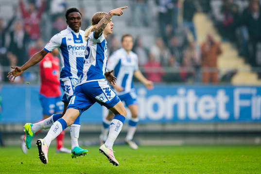 IFK Göteborgs Elias Mar Omarsson jublar