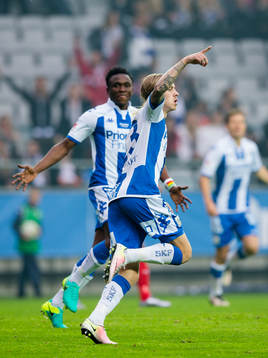 IFK Göteborgs Elias Mar Omarsson jublar