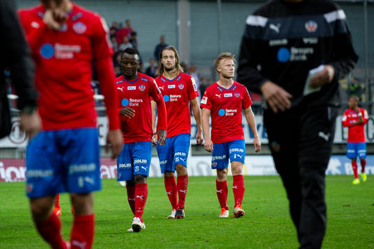 Helsingborgs Monday Samuel, Jonatan Olsson och Andreas