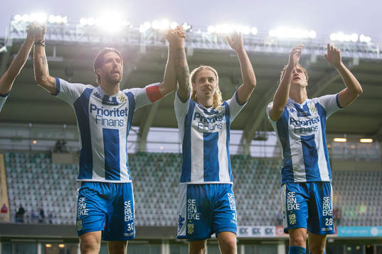 IFK Göteborgs Mattias Bjärsmyr, Elias Mar Omarsson,