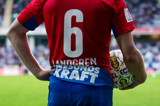Helsingborgs Andreas Landgren med