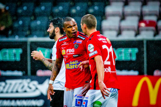 Falkenbergs Felipe Carvalho och Thomas Juel-Nielsen ryker