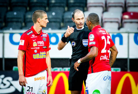 Falkenbergs Felipe Carvalho och Thomas Juel-Nielsen ryker