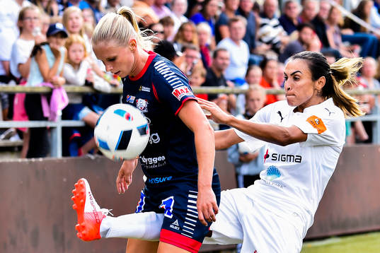 Linköpings Jonna Andersson och Rosengårds Marta Viera Da