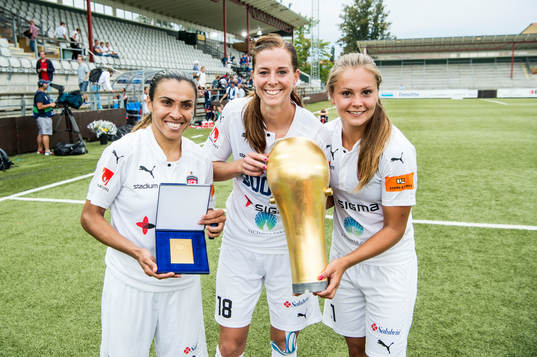 Rosengårds Marta Viera Da Silva, Lotta Schelin och Lieke