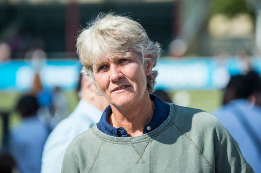 Pia Sundhage, huvudtränare för Sveriges damlandslag