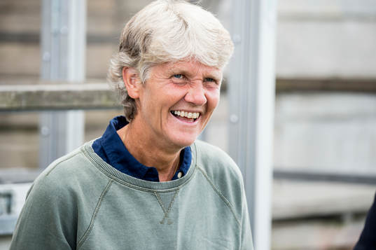 Pia Sundhage, huvudtränare för Sveriges damlandslag