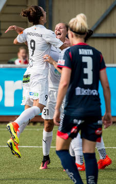 Rosengårds Lieke Martens jublar åt 2-0