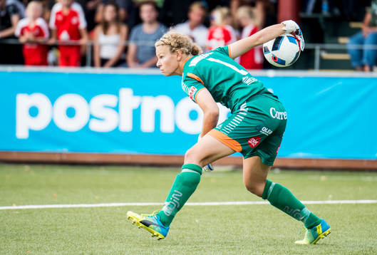 Linköpings målvakt Cajsa Andersson