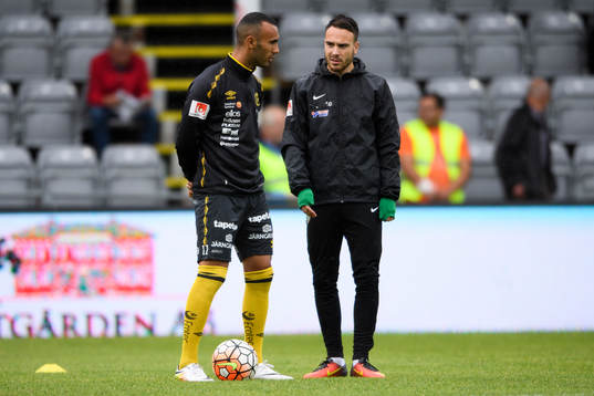 Elfsborgs Issam Jebali och Jönköpings Dzenis Kozica