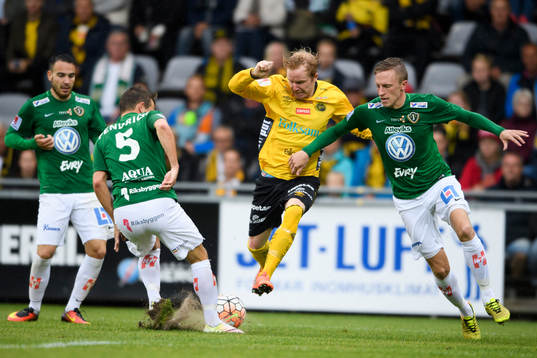 Elfsborgs Simon Lundevall och Jönköpings Joakim Karlsson