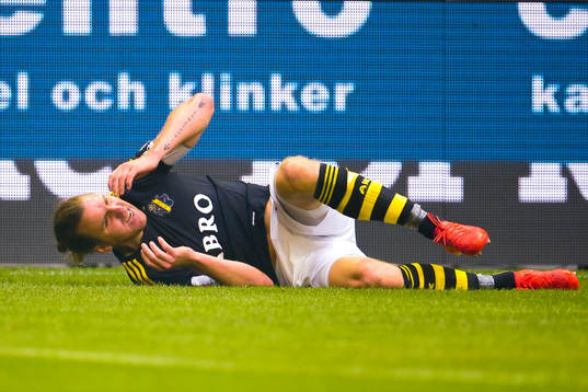 s Nils-Eric Johansson har ont